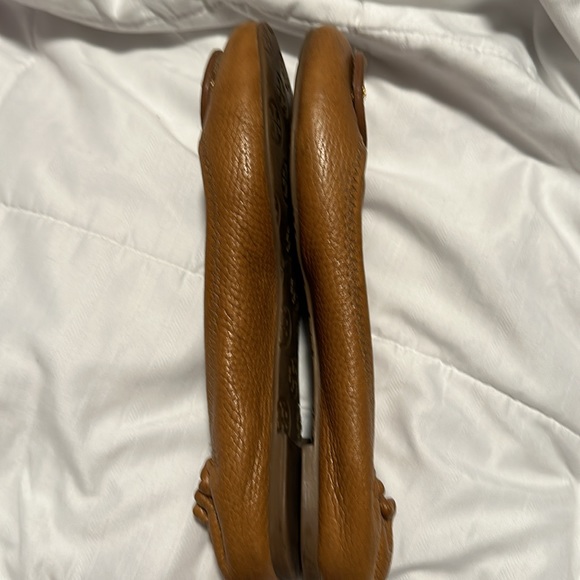 Tory Burch Minnie Leather Logo Travel Ballerina Flats Size: 7.5 - Picture 2 of 11